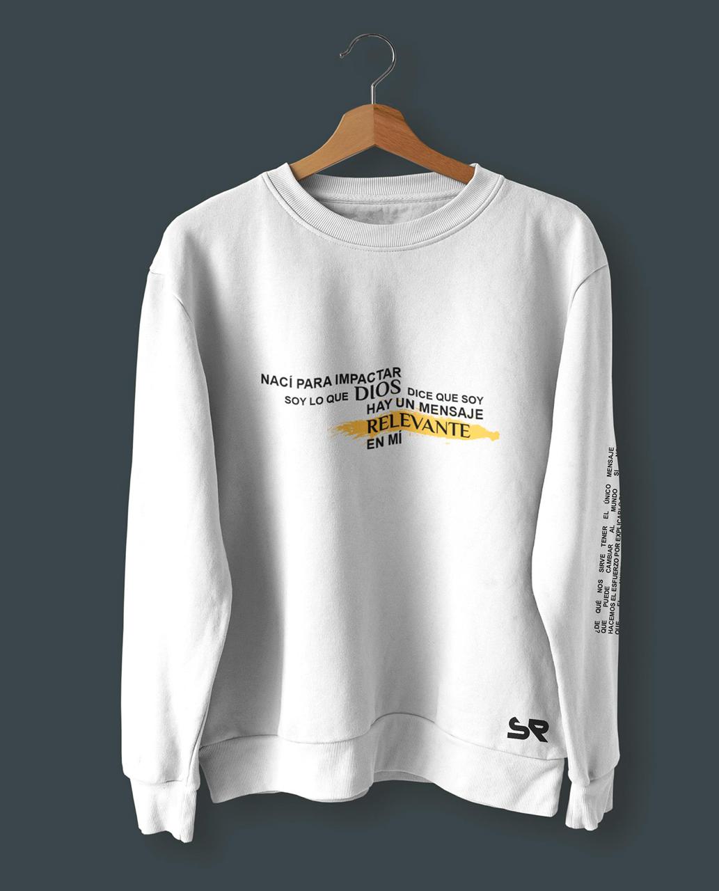 Camiseta Manga Larga - Soy Relevante (oversize)
